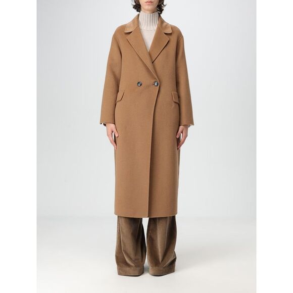 Hanita Coat Woman Camel - Picture 1 of 4